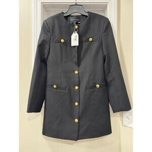 English Factory Power Shoulder Mini Dress